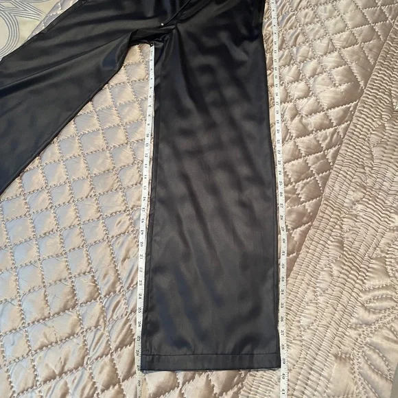 ST. JOHN {S} Pajama-Style Pants Silky Black - Picture 4 of 7